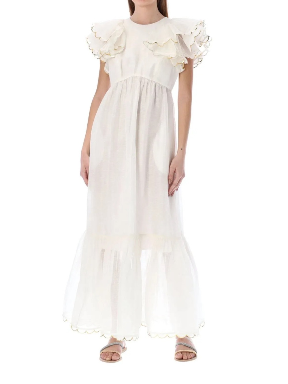 Zimmermann Linen and Silk Blended Dress, size 2
